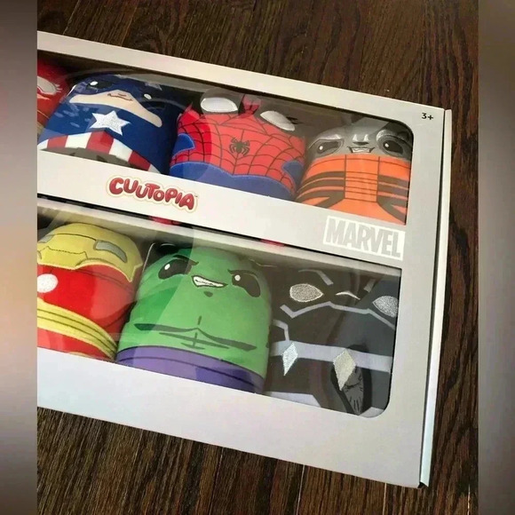 Disney 100 x Marvel Cuutopia 5” Plush 8-Pack ft. Spider-Man/Groot/Hulk - NEW!! - Picture 6 of 8